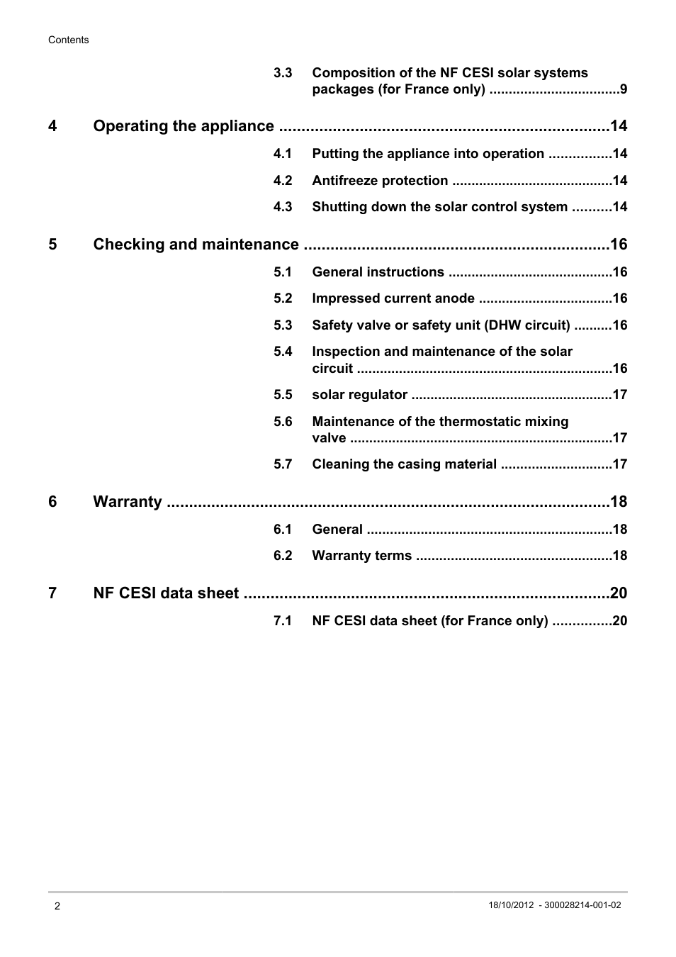 DE DIETRICH 220 SHL User Manual | Page 3 / 24