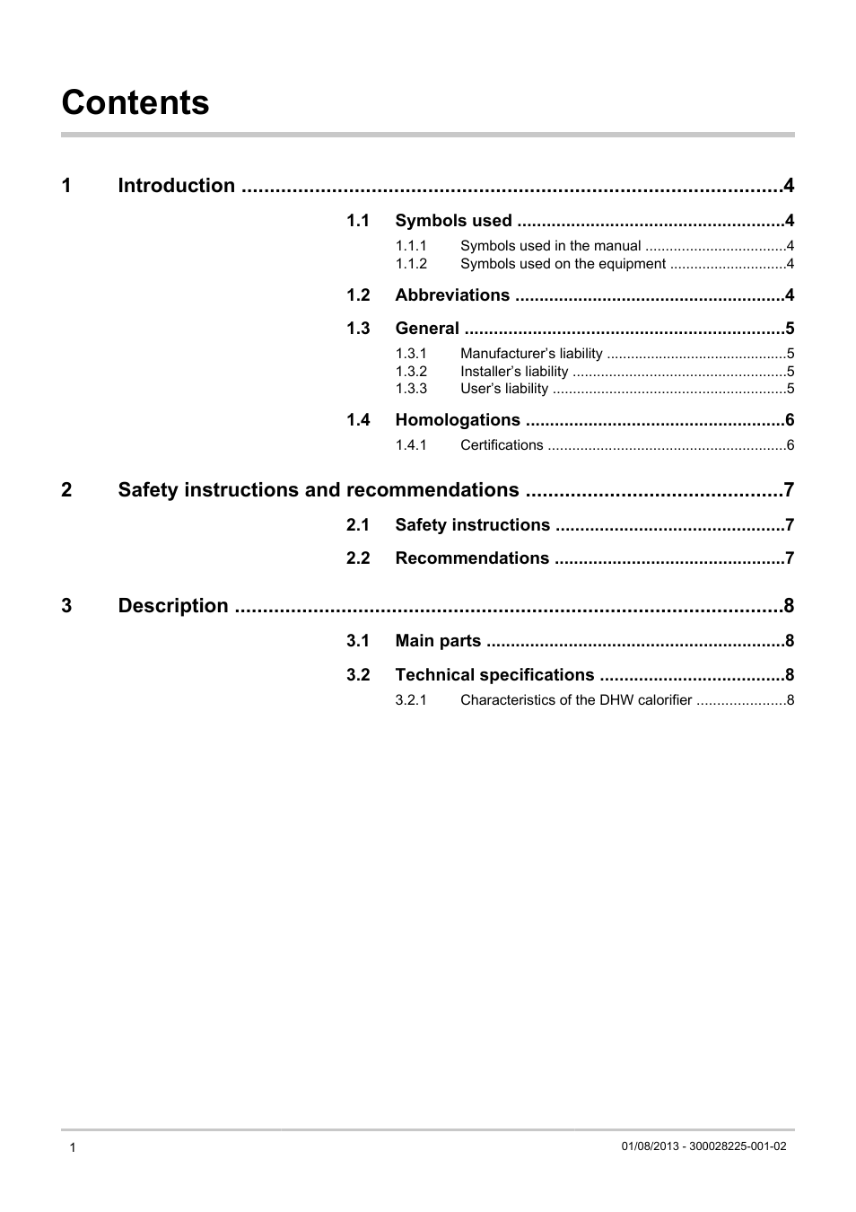 DE DIETRICH 200 SSL User Manual | Page 2 / 20