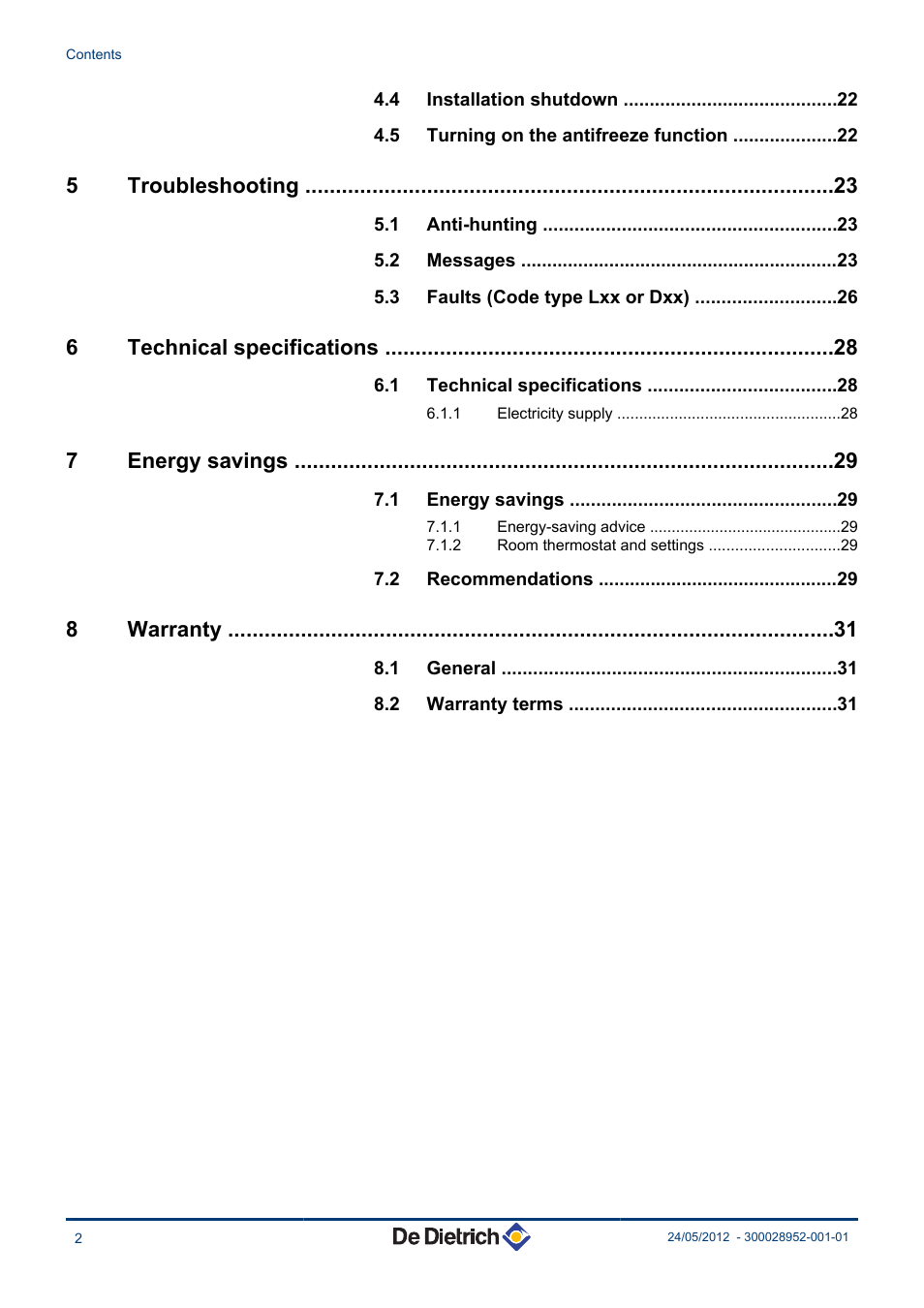 DE DIETRICH MIT iSystem User Manual | Page 3 / 36