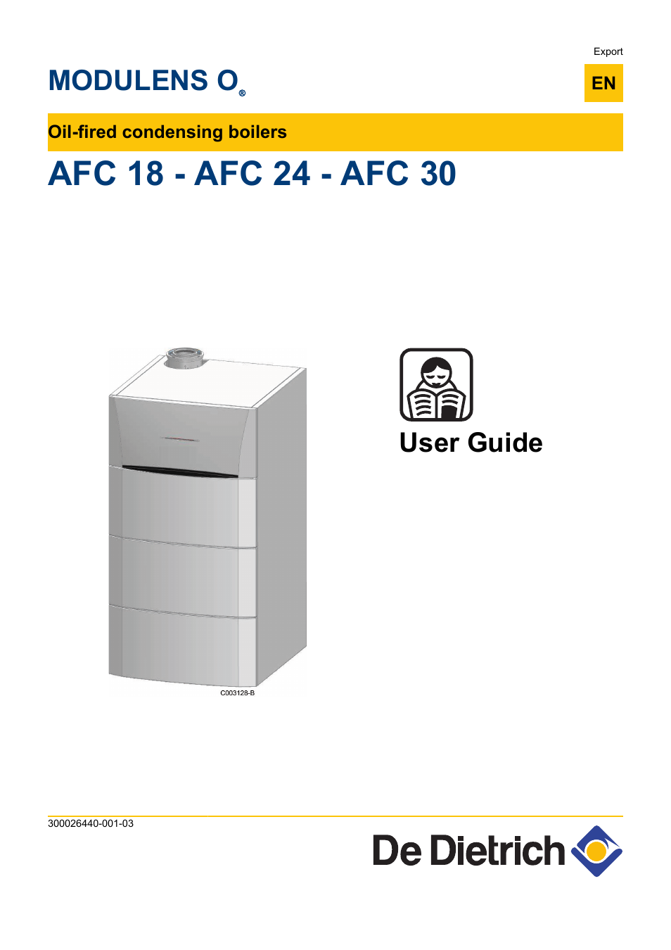 DE DIETRICH AFC 18 - AFC 24 - AFC 30 User Manual | 44 pages