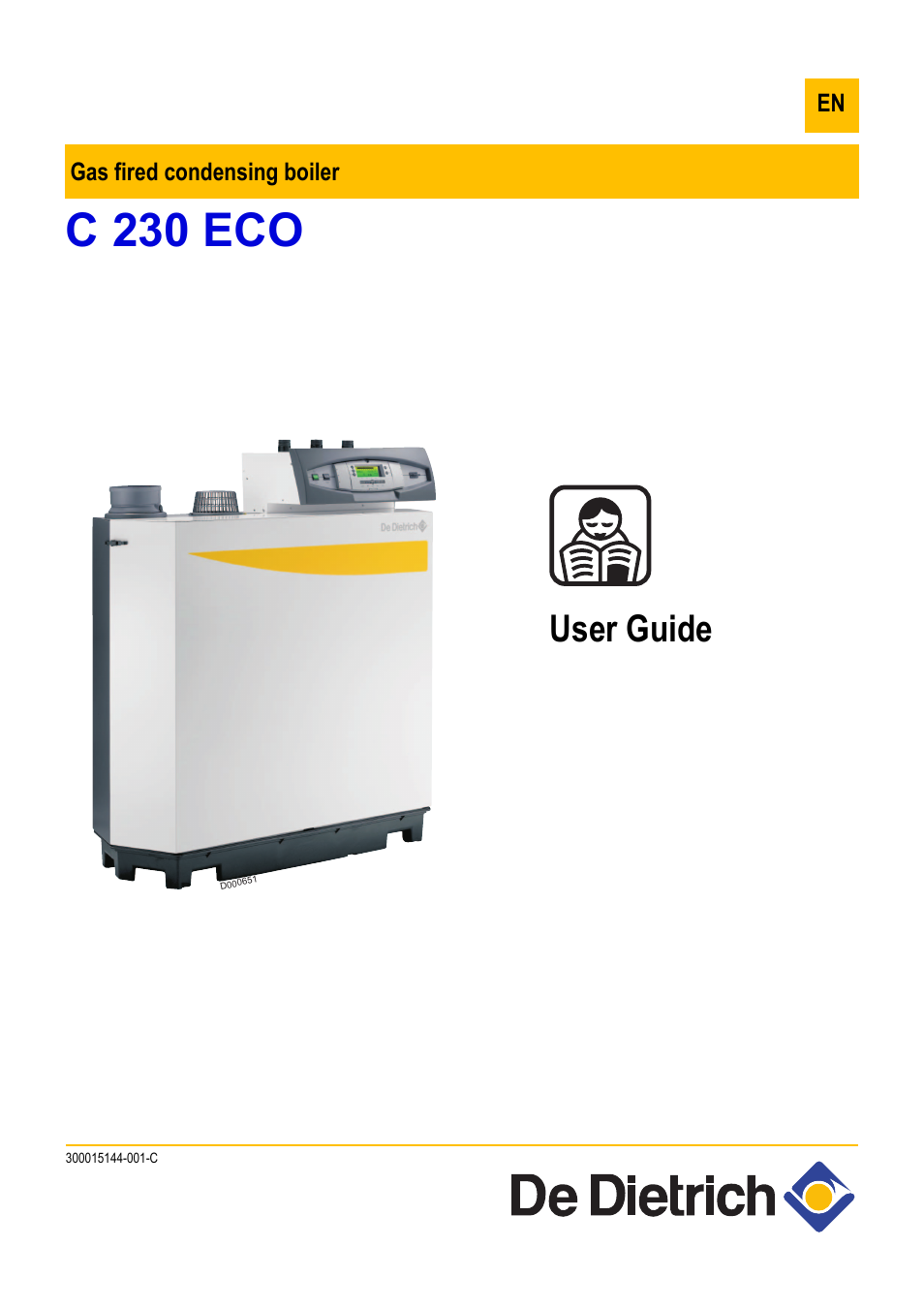 DE DIETRICH C 230 Eco User Manual | 24 pages