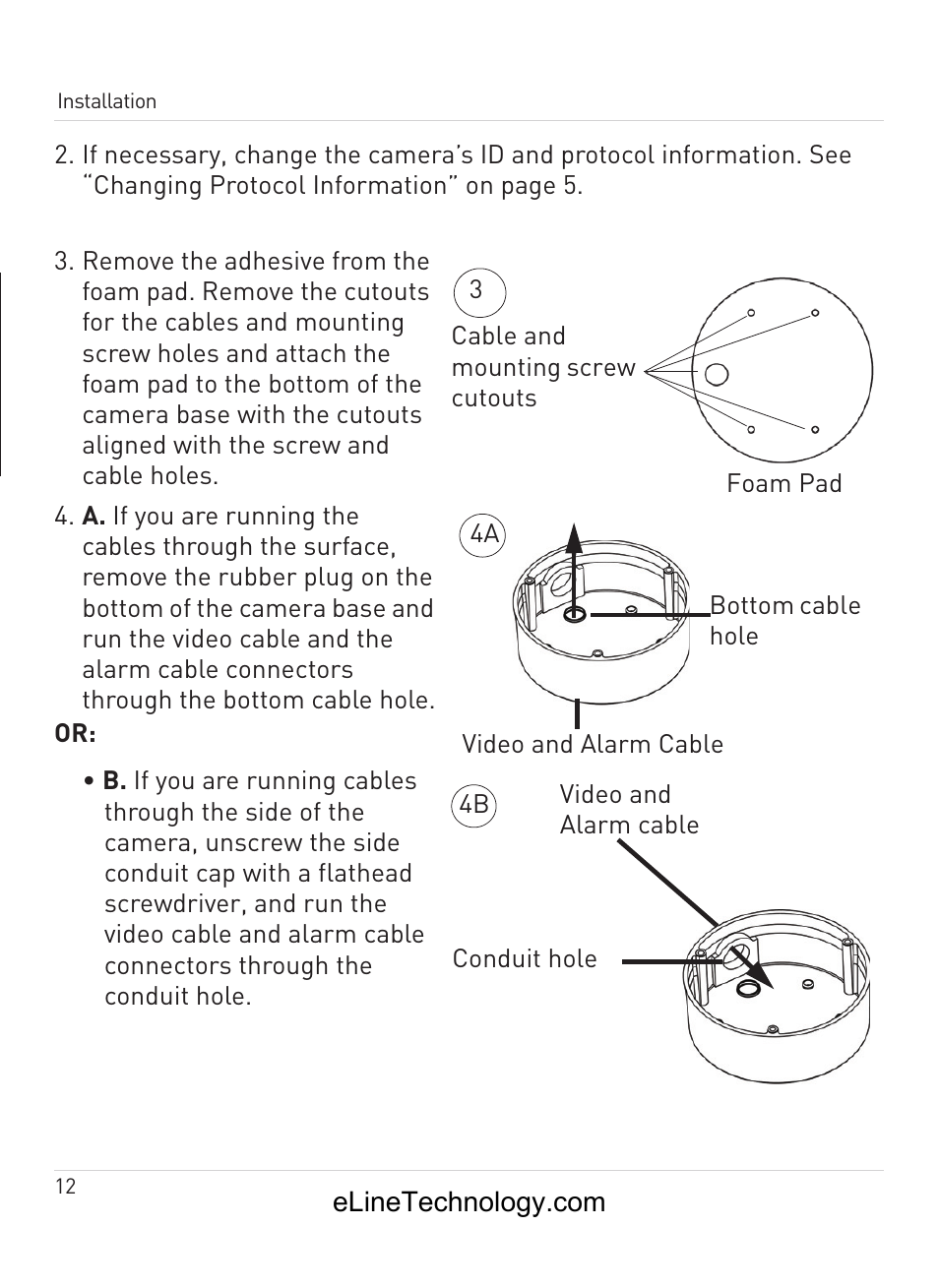 3 ceiling mounting (indoor only), En gl is h | eLine Technology ANPTZ-70-10DN User Manual | Page 17 / 42