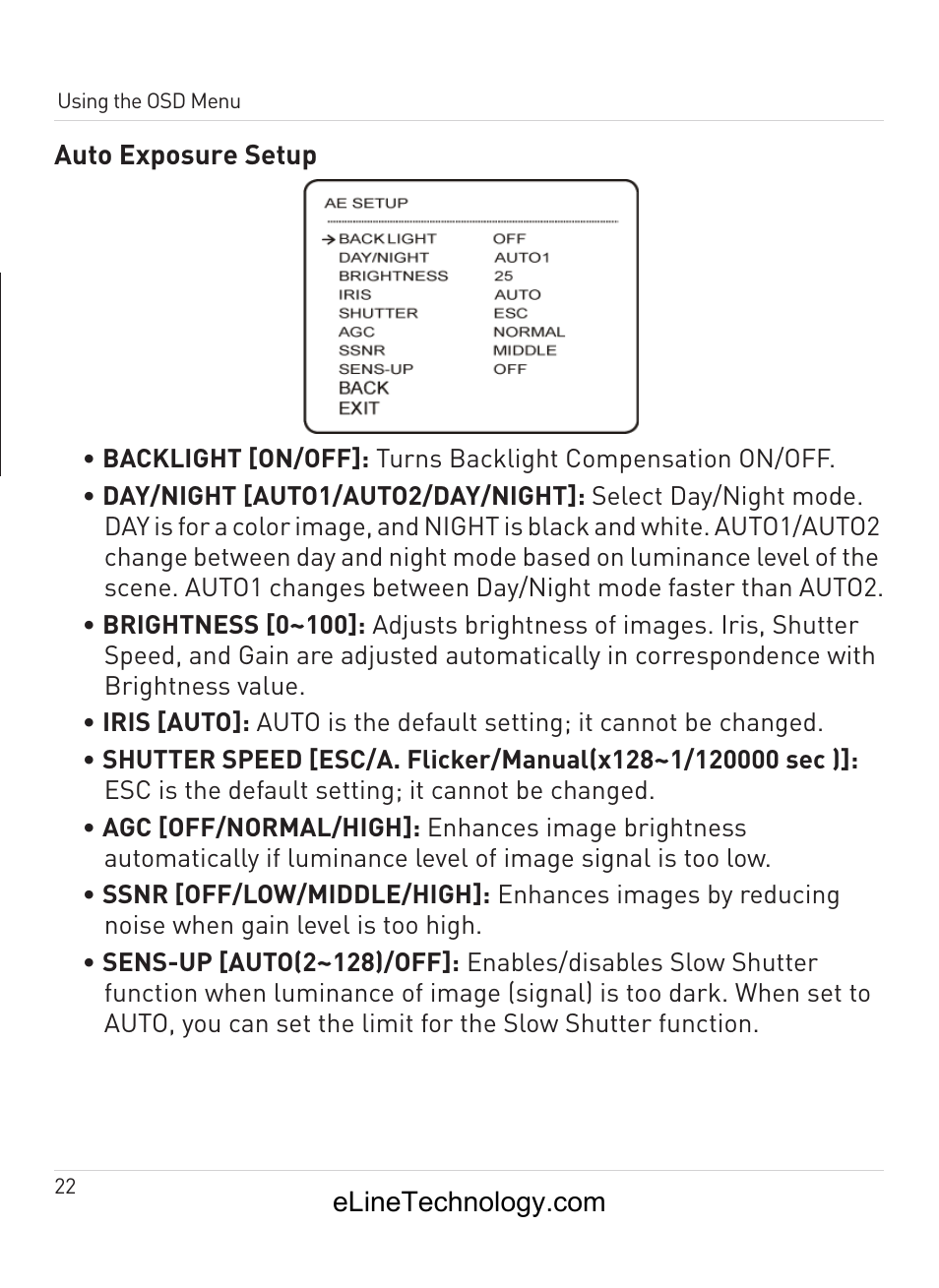 En gl is h | eLine Technology ANPTZ-70-10DN User Manual | Page 27 / 42