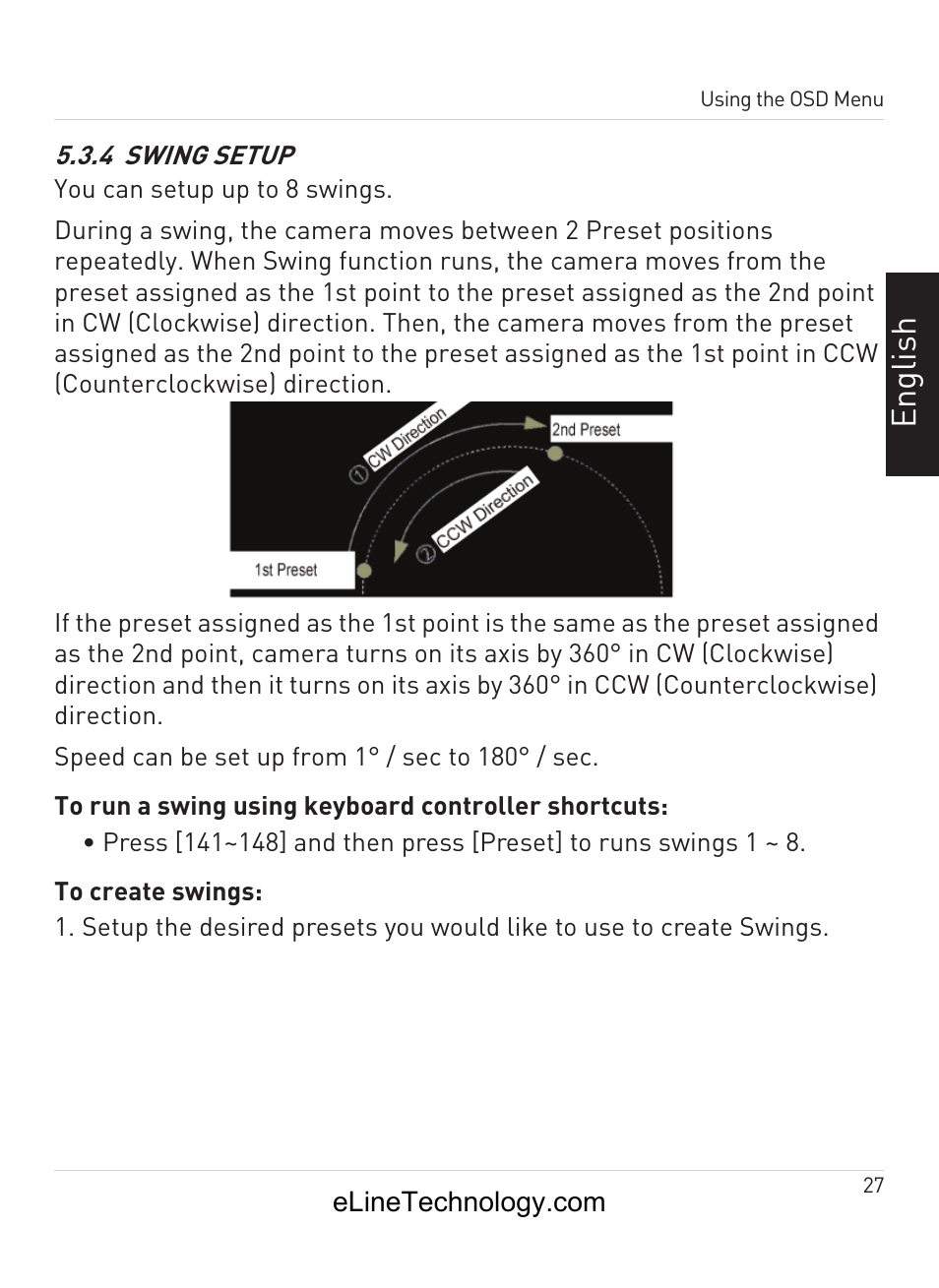 En gl is h | eLine Technology ANPTZ-70-10DN User Manual | Page 32 / 42