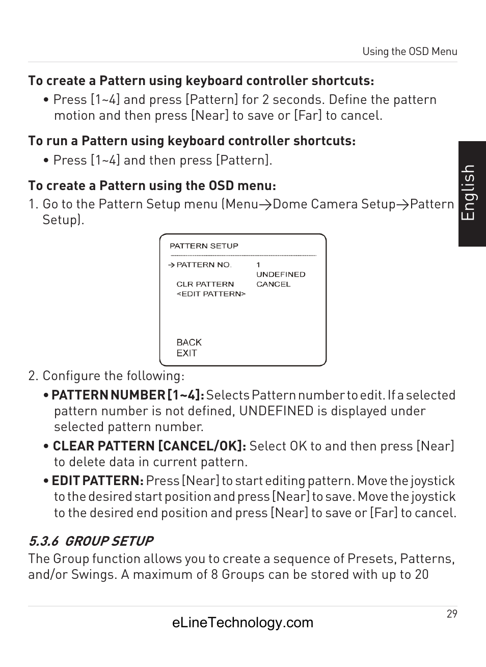 En gl is h | eLine Technology ANPTZ-70-10DN User Manual | Page 34 / 42