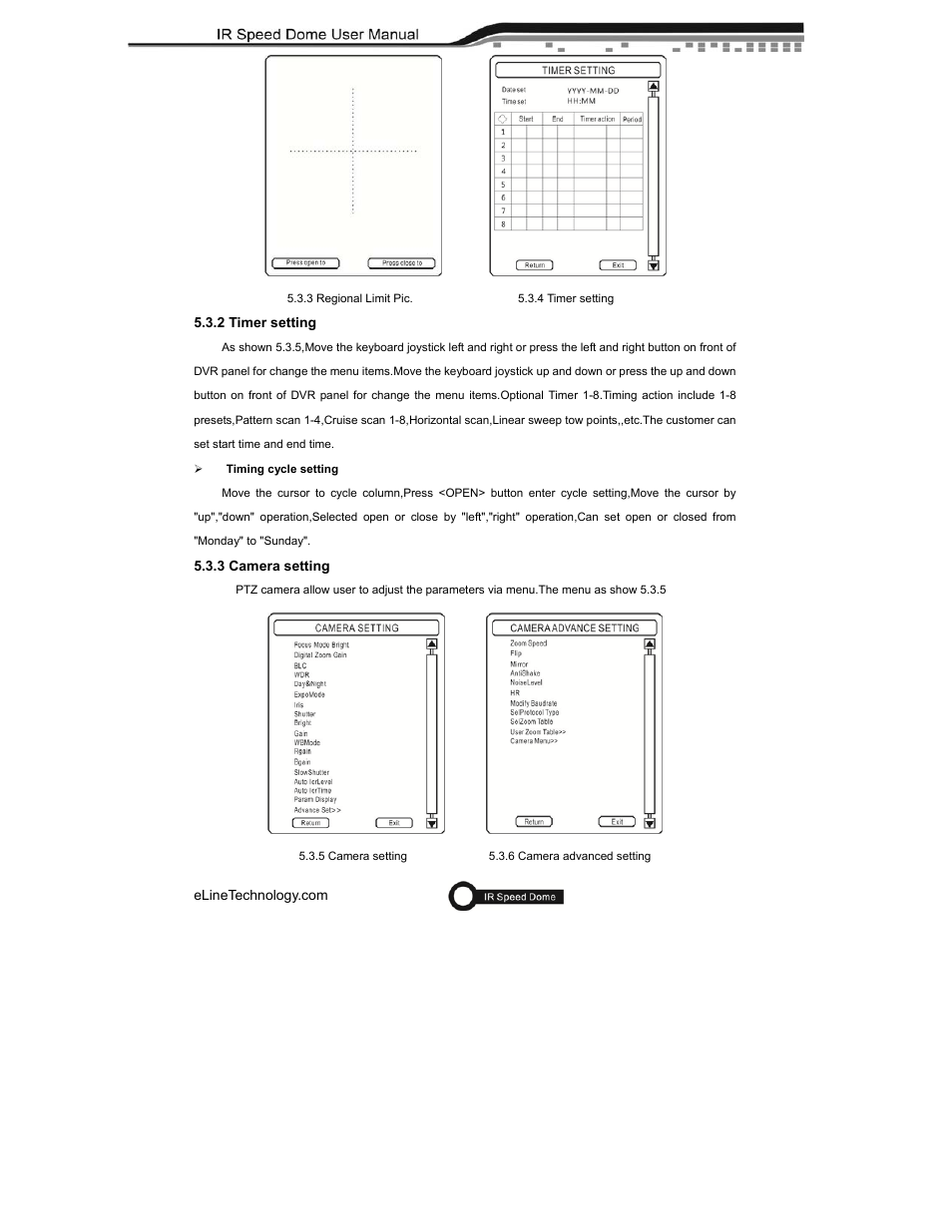 eLine Technology ANPTZ-56-37R User Manual | Page 26 / 46