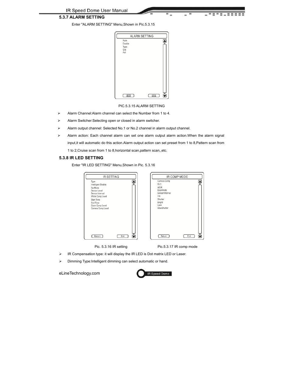 eLine Technology ANPTZ-56-37R User Manual | Page 32 / 46
