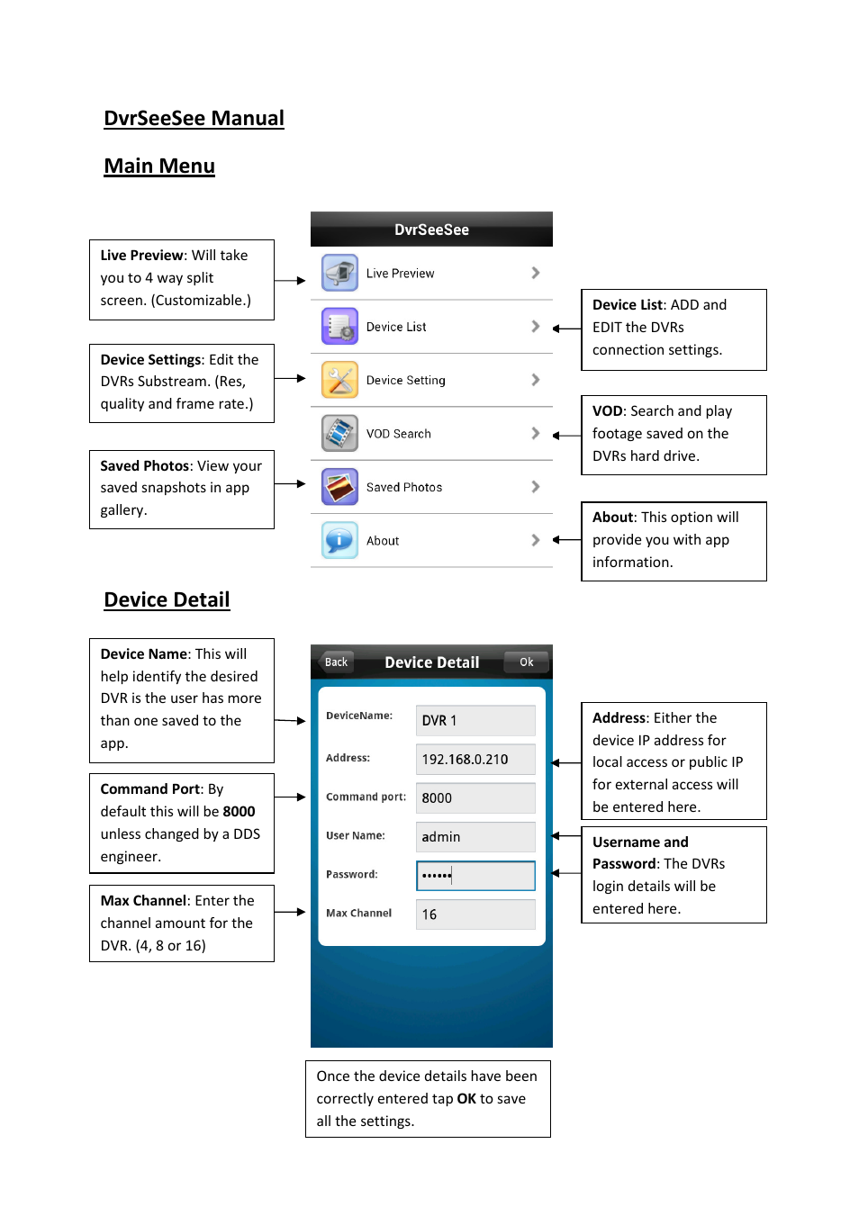 eLine Technology ECO3 DvrSeeSee Manual User Manual | 7 pages