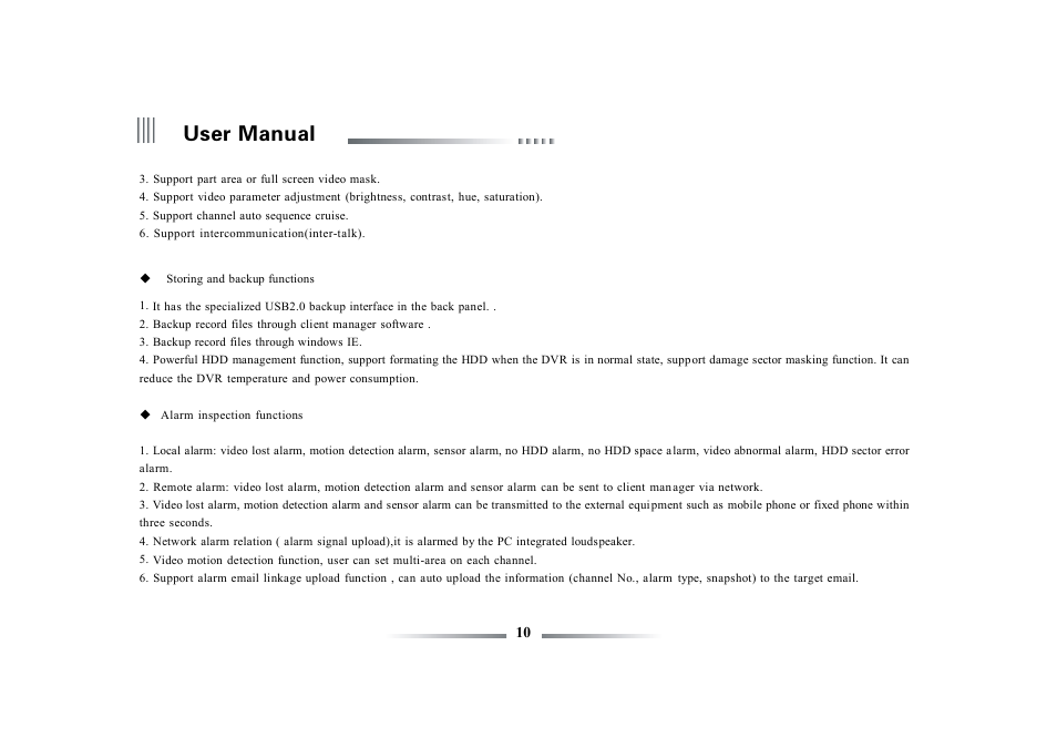 User manual | eLine Technology ECO3 User Manual User Manual | Page 10 / 76