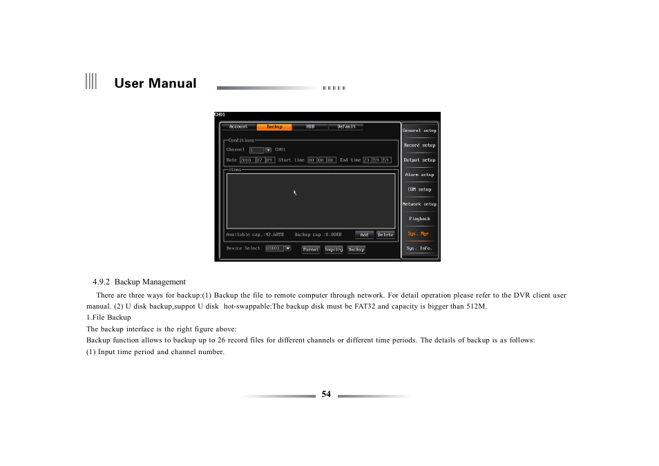 User manual | eLine Technology ECO3 User Manual User Manual | Page 54 / 76