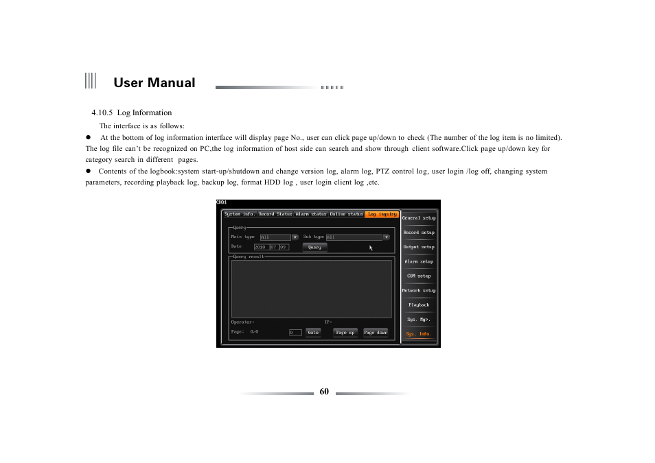 User manual | eLine Technology ECO3 User Manual User Manual | Page 60 / 76