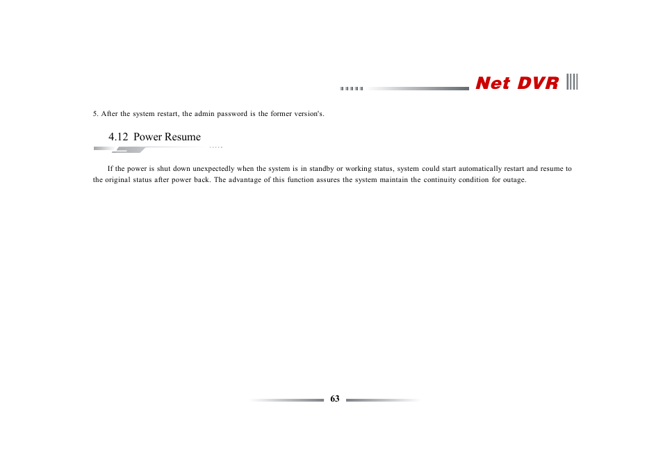 Net dvr | eLine Technology ECO3 User Manual User Manual | Page 63 / 76