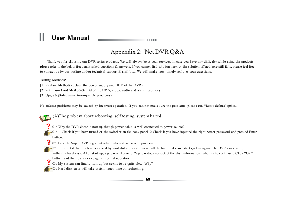 Appendix 2: net dvr q&a, User manual | eLine Technology ECO3 User Manual User Manual | Page 68 / 76