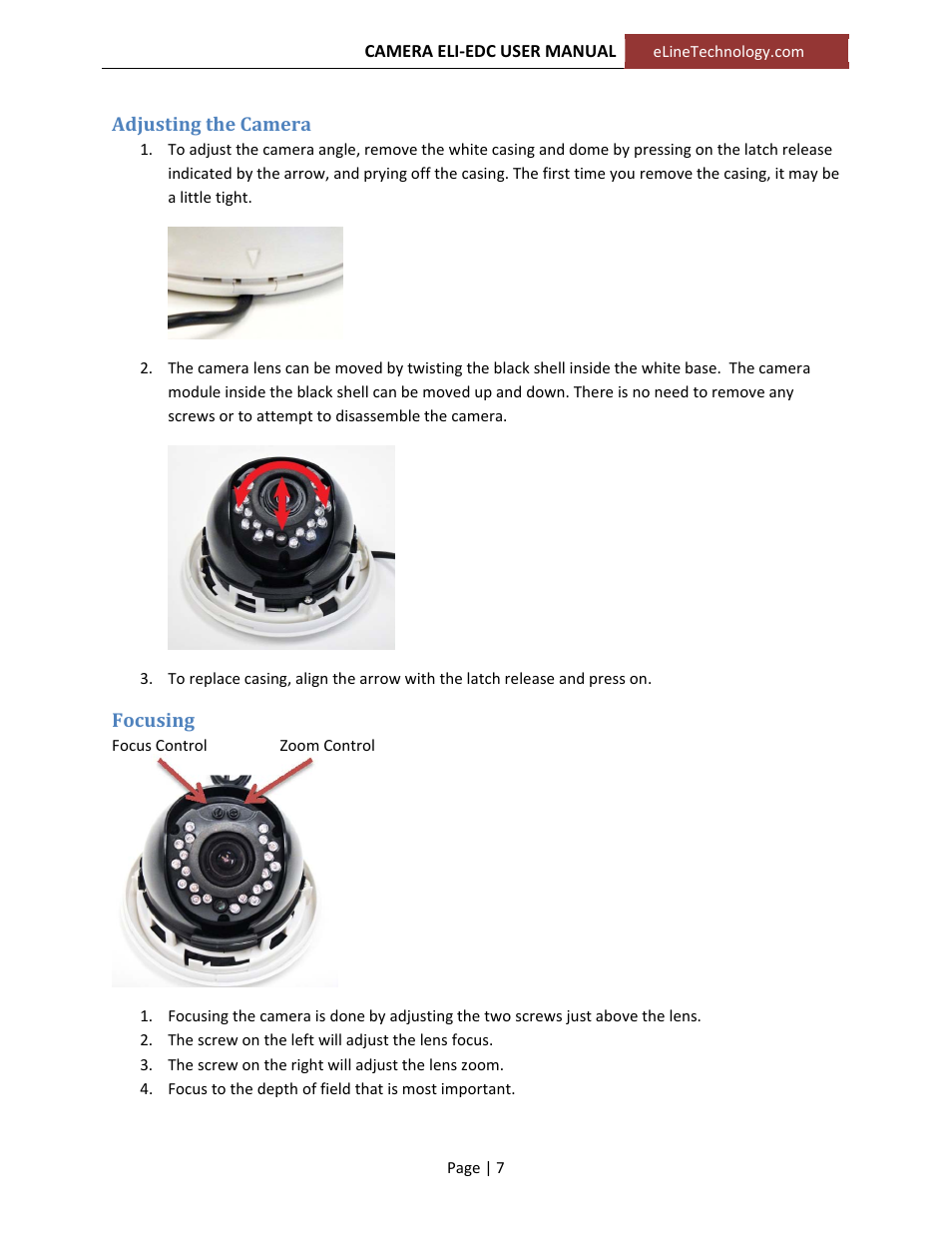 eLine Technology EDC User Manual User Manual | Page 7 / 10