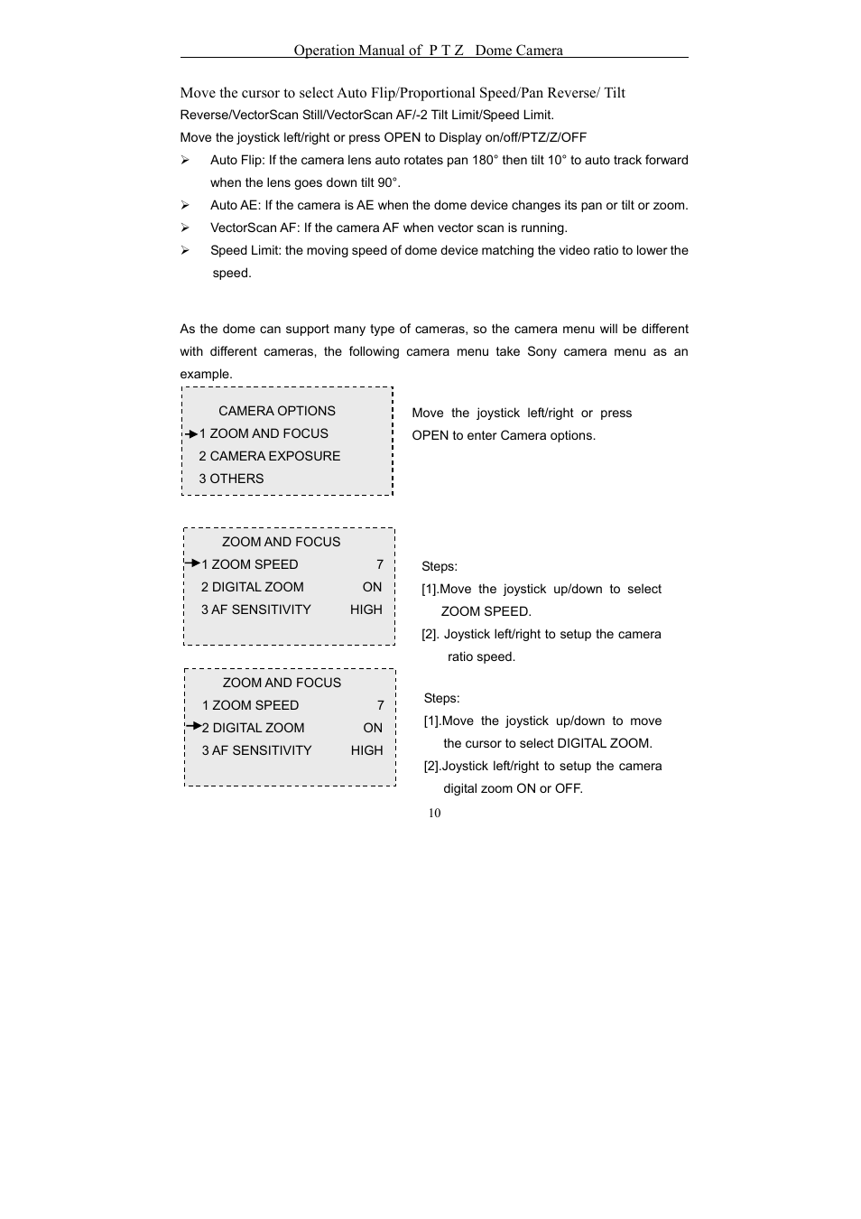 eLine Technology EPTZ-27IR User Manual User Manual | Page 11 / 28
