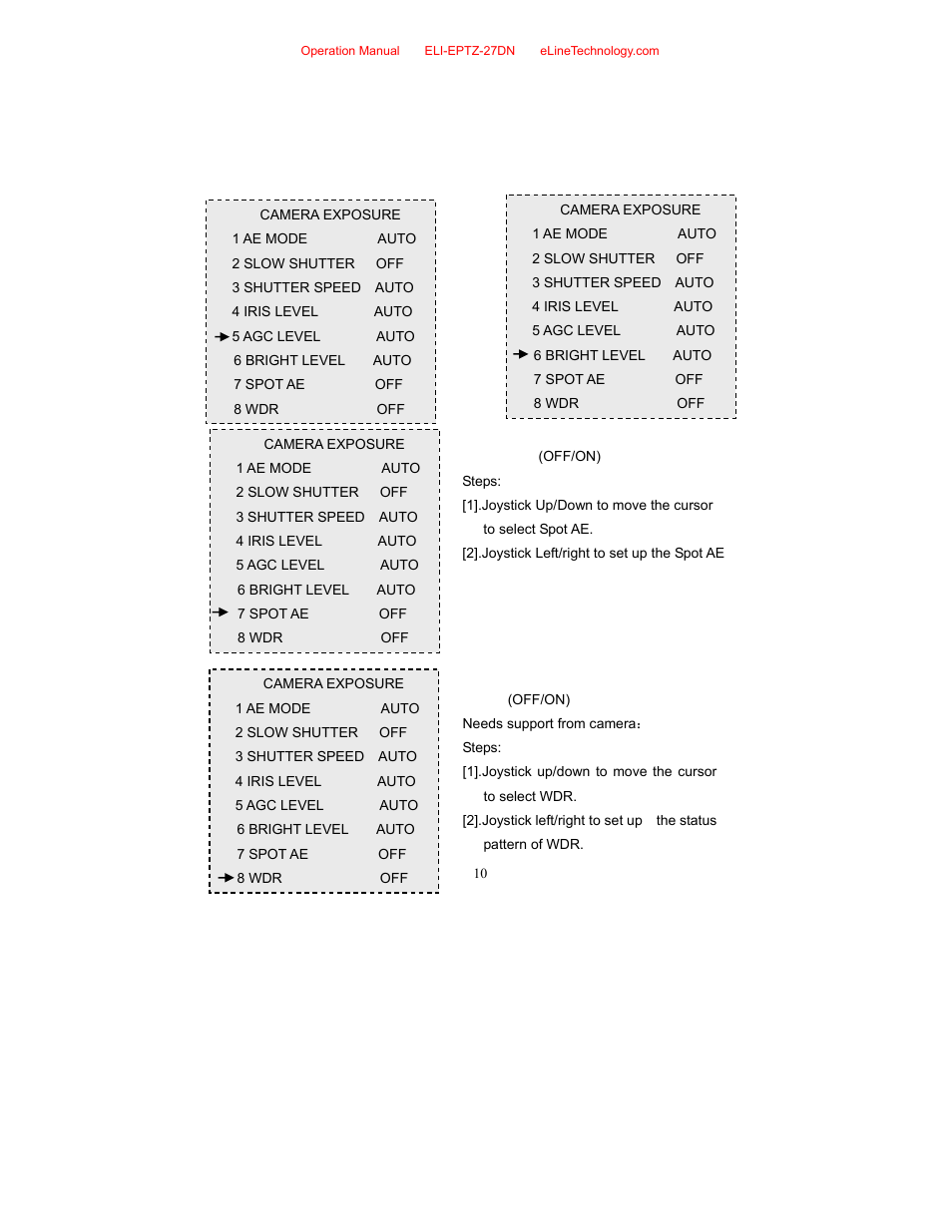 eLine Technology EPTZ-27DN User Manual User Manual | Page 11 / 26