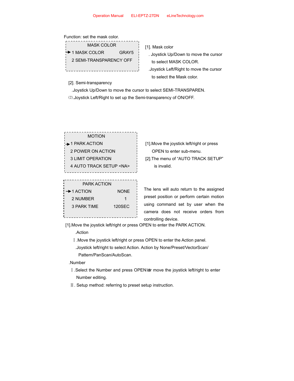 eLine Technology EPTZ-27DN User Manual User Manual | Page 19 / 26