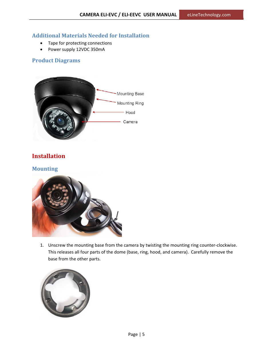 eLine Technology EVC User Manual User Manual | Page 5 / 10