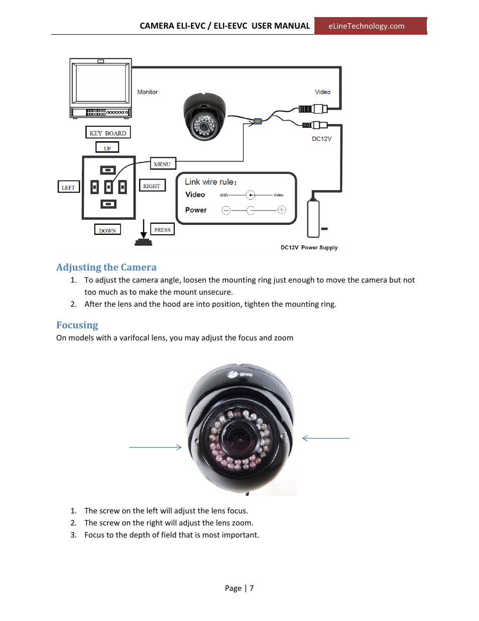 eLine Technology EVC User Manual User Manual | Page 7 / 10
