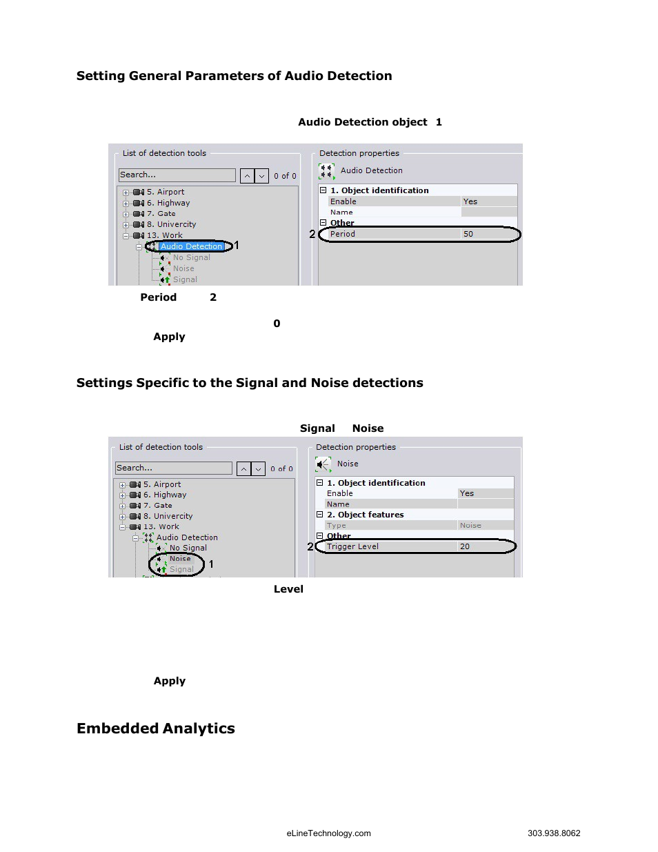 Embedded analytics | eLine Technology EYS-VMS eyStream User Manual Part1 User Manual | Page 100 / 100