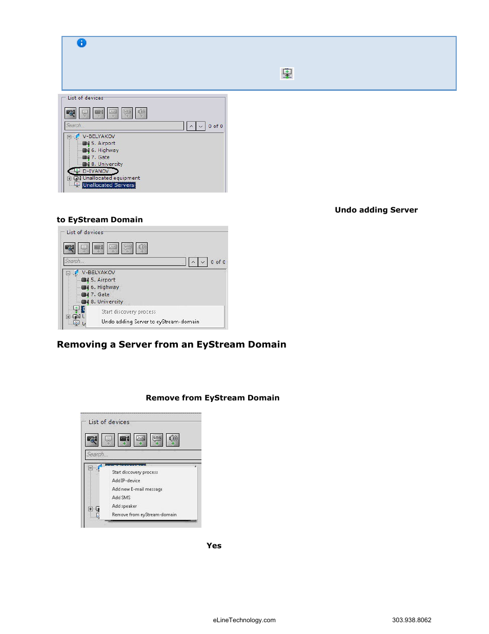 eLine Technology EYS-VMS eyStream User Manual Part1 User Manual | Page 55 / 100