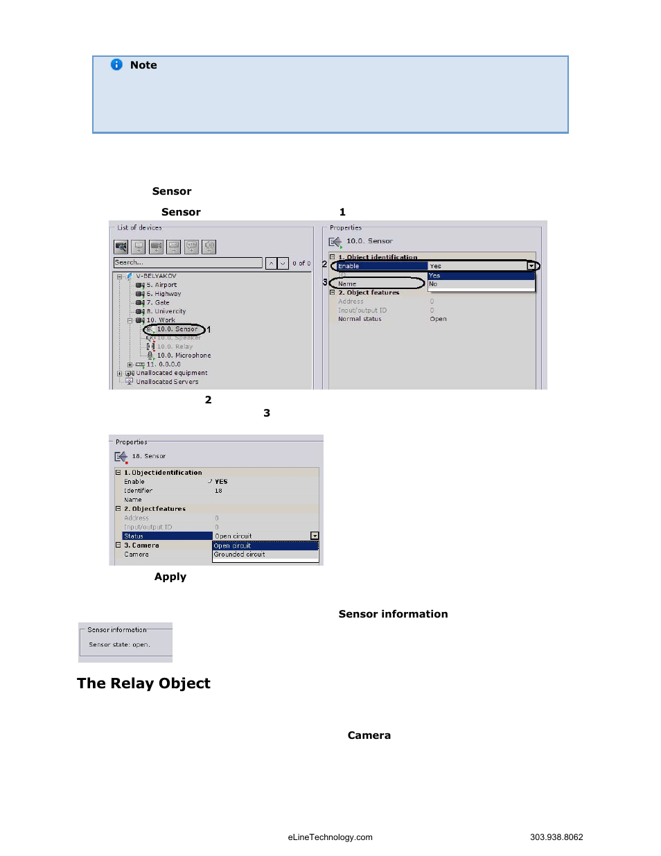 The relay object | eLine Technology EYS-VMS eyStream User Manual Part1 User Manual | Page 77 / 100