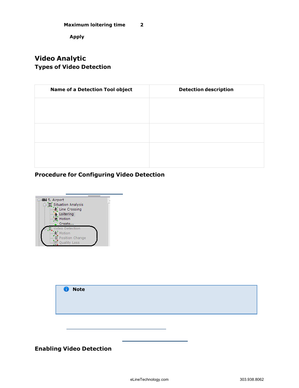 Video analytic | eLine Technology EYS-VMS eyStream User Manual Part1 User Manual | Page 96 / 100