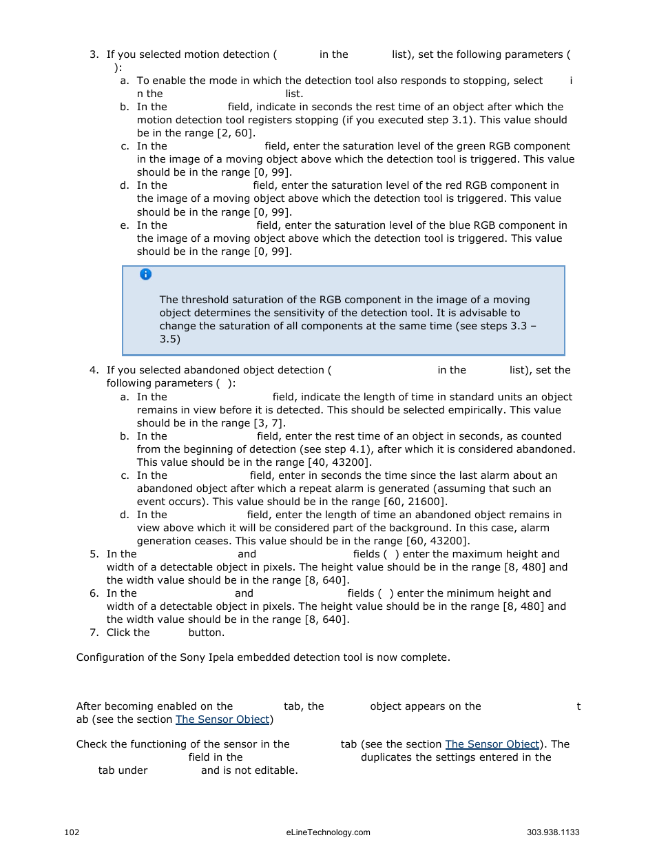Sensors | eLine Technology EYS-VMS eyStream User Manual Part2 User Manual | Page 2 / 100