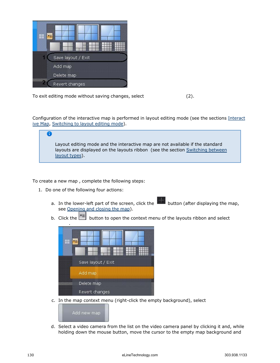 Configuring the interactive map, Creating a new map | eLine Technology EYS-VMS eyStream User Manual Part2 User Manual | Page 30 / 100