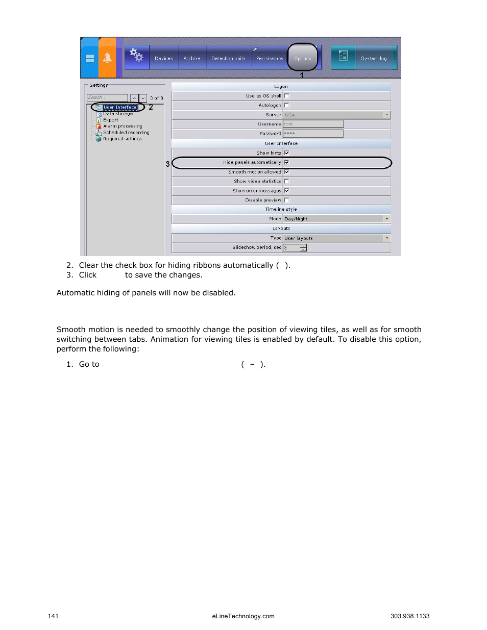 Configuring animation | eLine Technology EYS-VMS eyStream User Manual Part2 User Manual | Page 41 / 100