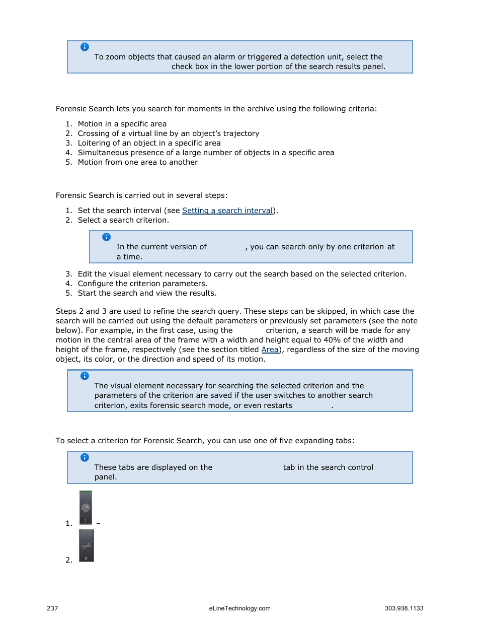 Forensic search for fragments | eLine Technology EYS-VMS eyStream User Manual Part3 User Manual | Page 37 / 96
