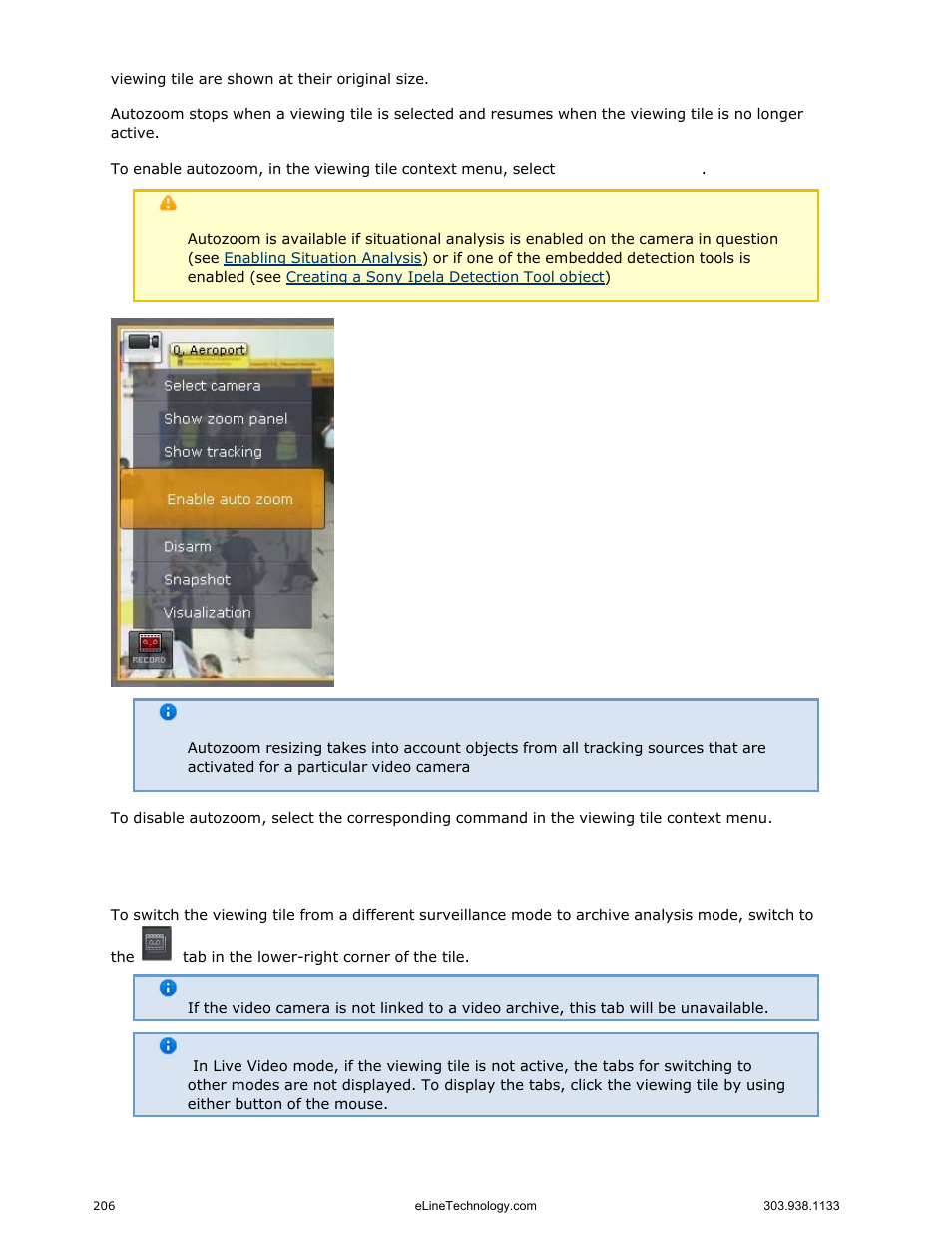 Video surveillance in archive mode | eLine Technology EYS-VMS eyStream User Manual Part3 User Manual | Page 6 / 96