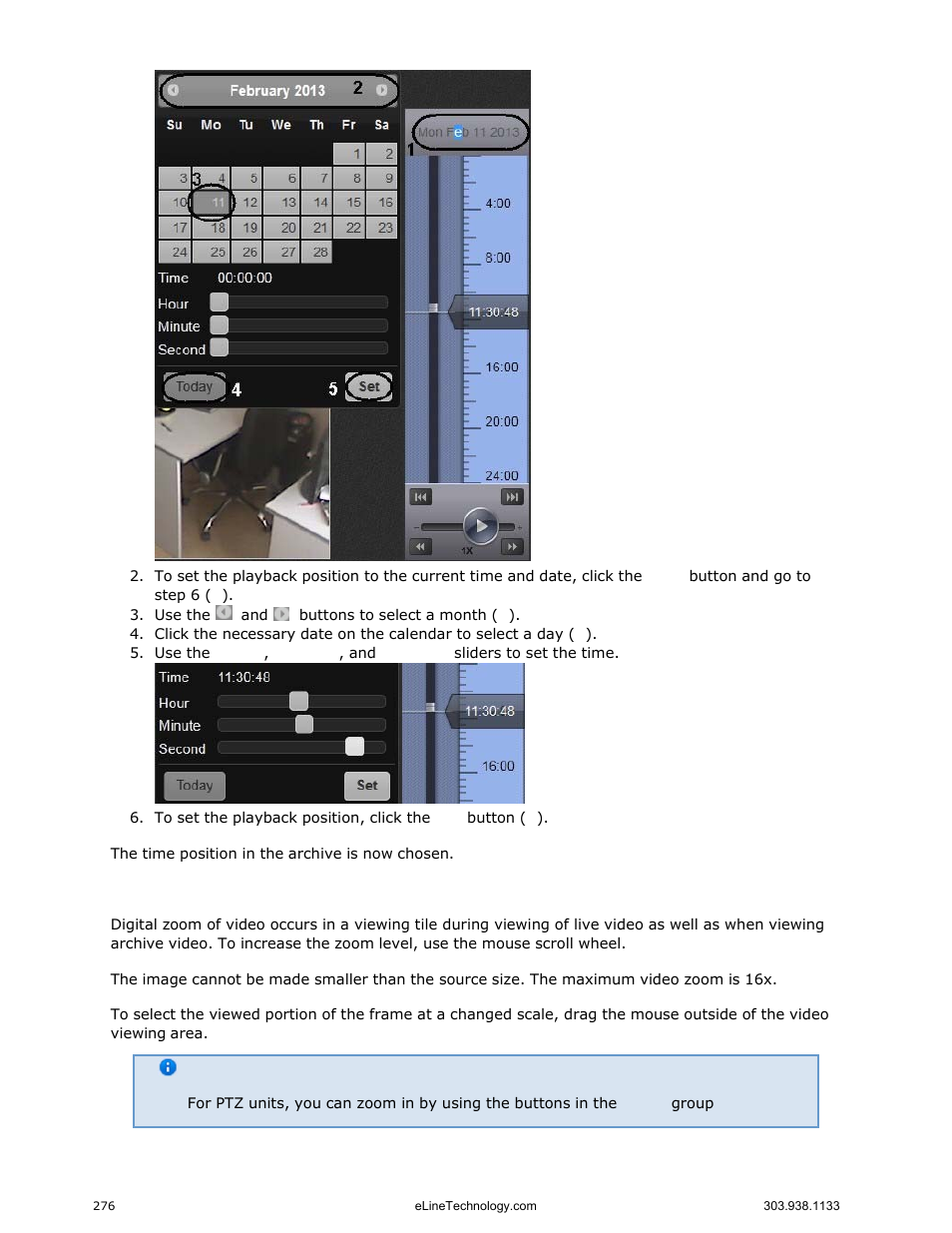 Digital video zoom in the web client | eLine Technology EYS-VMS eyStream User Manual Part3 User Manual | Page 76 / 96