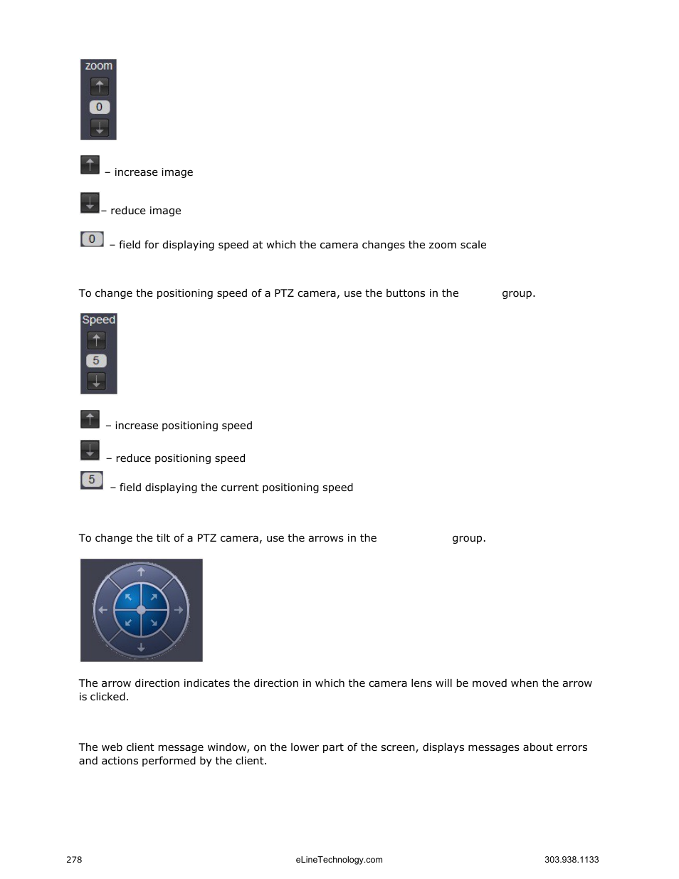 Web client message window | eLine Technology EYS-VMS eyStream User Manual Part3 User Manual | Page 78 / 96