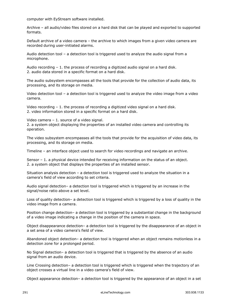 eLine Technology EYS-VMS eyStream User Manual Part3 User Manual | Page 91 / 96