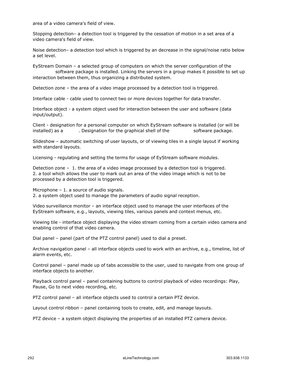eLine Technology EYS-VMS eyStream User Manual Part3 User Manual | Page 92 / 96