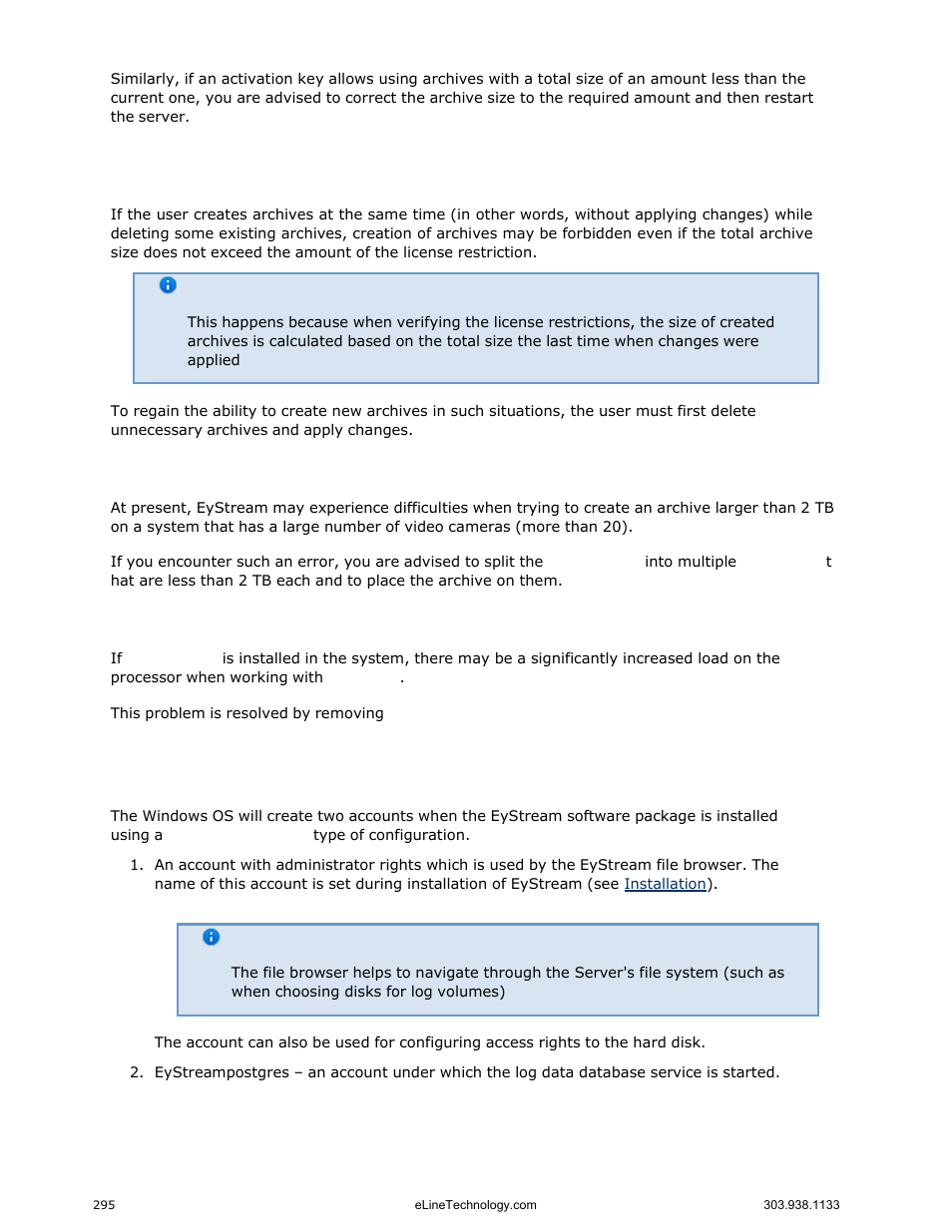 eLine Technology EYS-VMS eyStream User Manual Part3 User Manual | Page 95 / 96