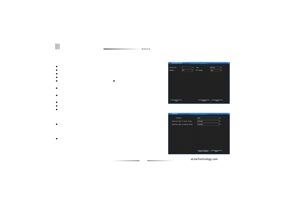 Ｕｓｅｒ ｍａｎｕａｌ | eLine Technology PRO3 User Manual User Manual | Page 42 / 80