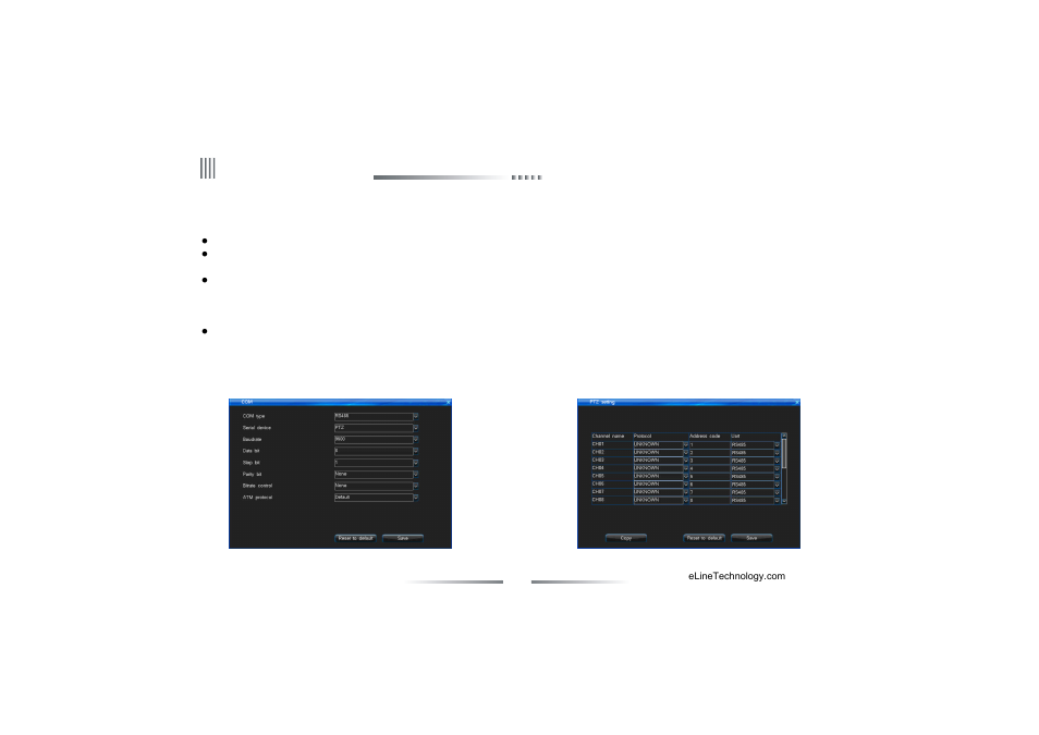 Ｕｓｅｒ ｍａｎｕａｌ | eLine Technology PRO3 User Manual User Manual | Page 54 / 80