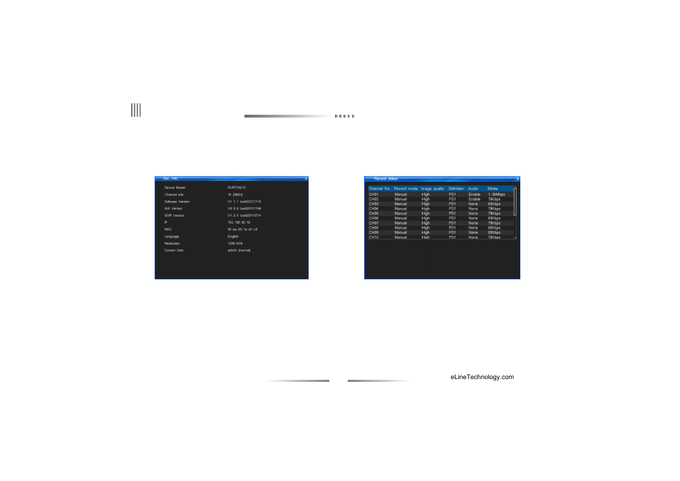 Ｕｓｅｒ ｍａｎｕａｌ | eLine Technology PRO3 User Manual User Manual | Page 64 / 80