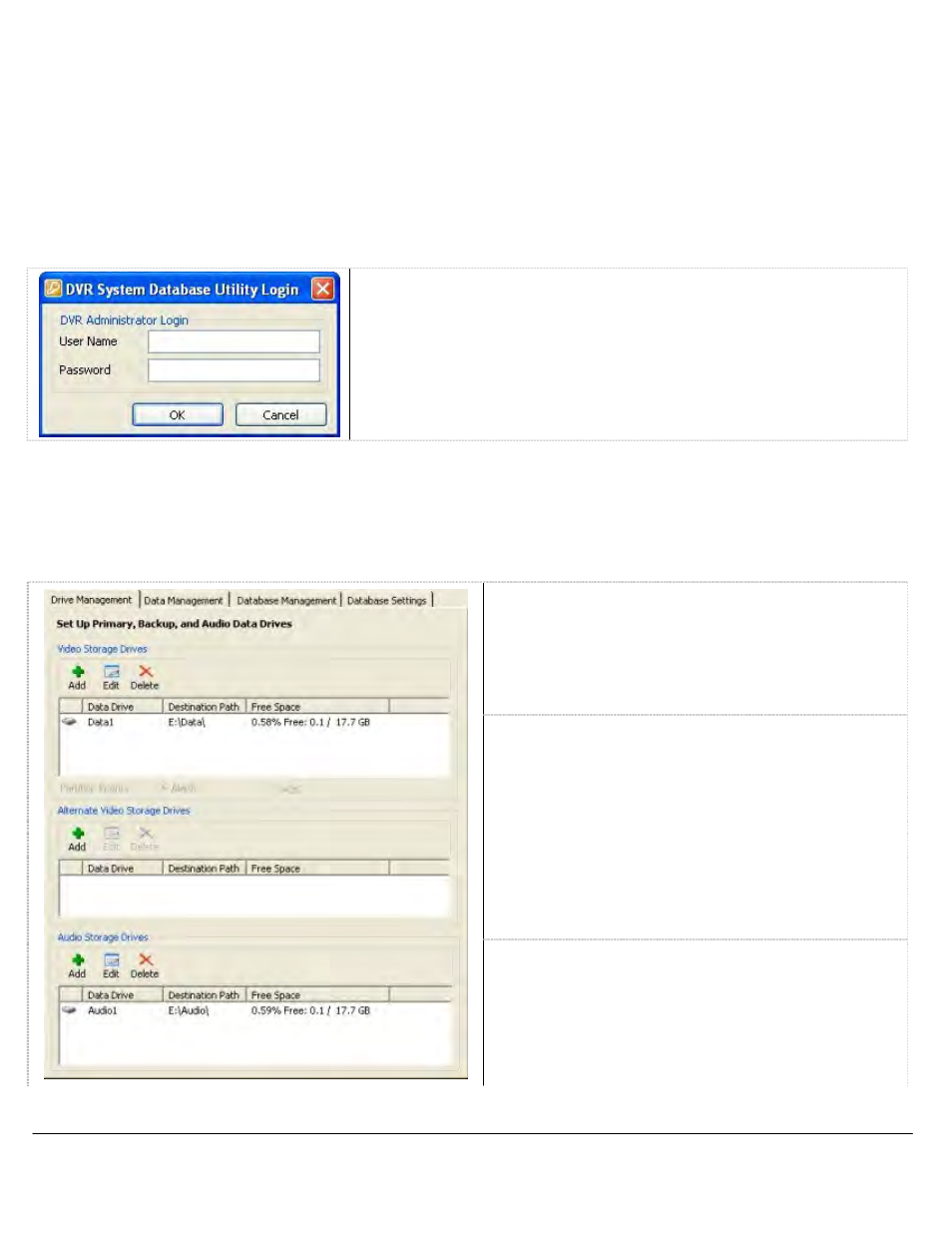 21 dvr system database utility | eLine Technology ETV_v7 User Manual | Page 128 / 135
