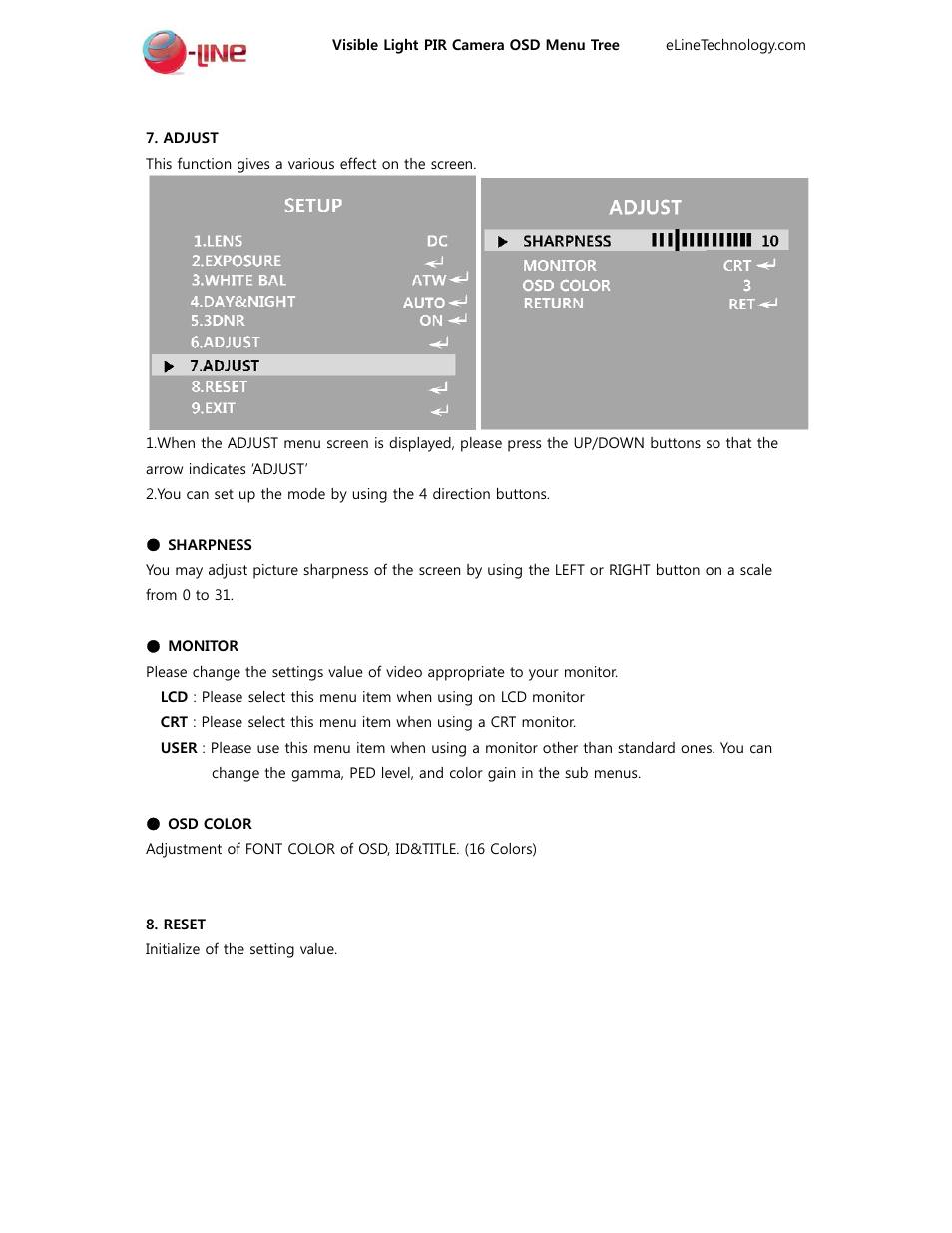 eLine Technology VL-PIR User Manual | Page 13 / 16