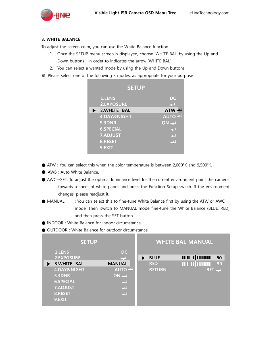 eLine Technology VL-PIR User Manual | Page 6 / 16