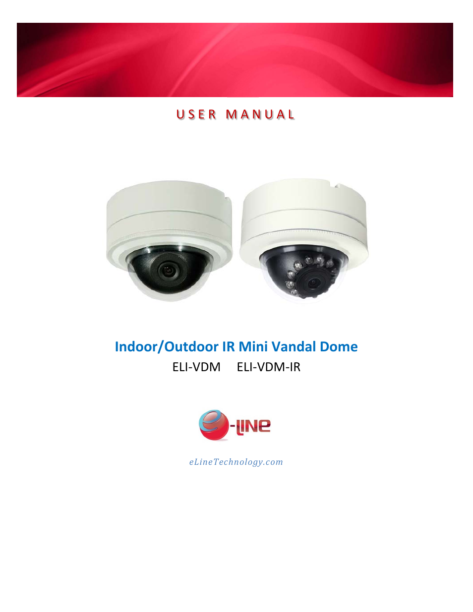 eLine Technology VDM_‐VDM‐IR User Manual User Manual | 9 pages