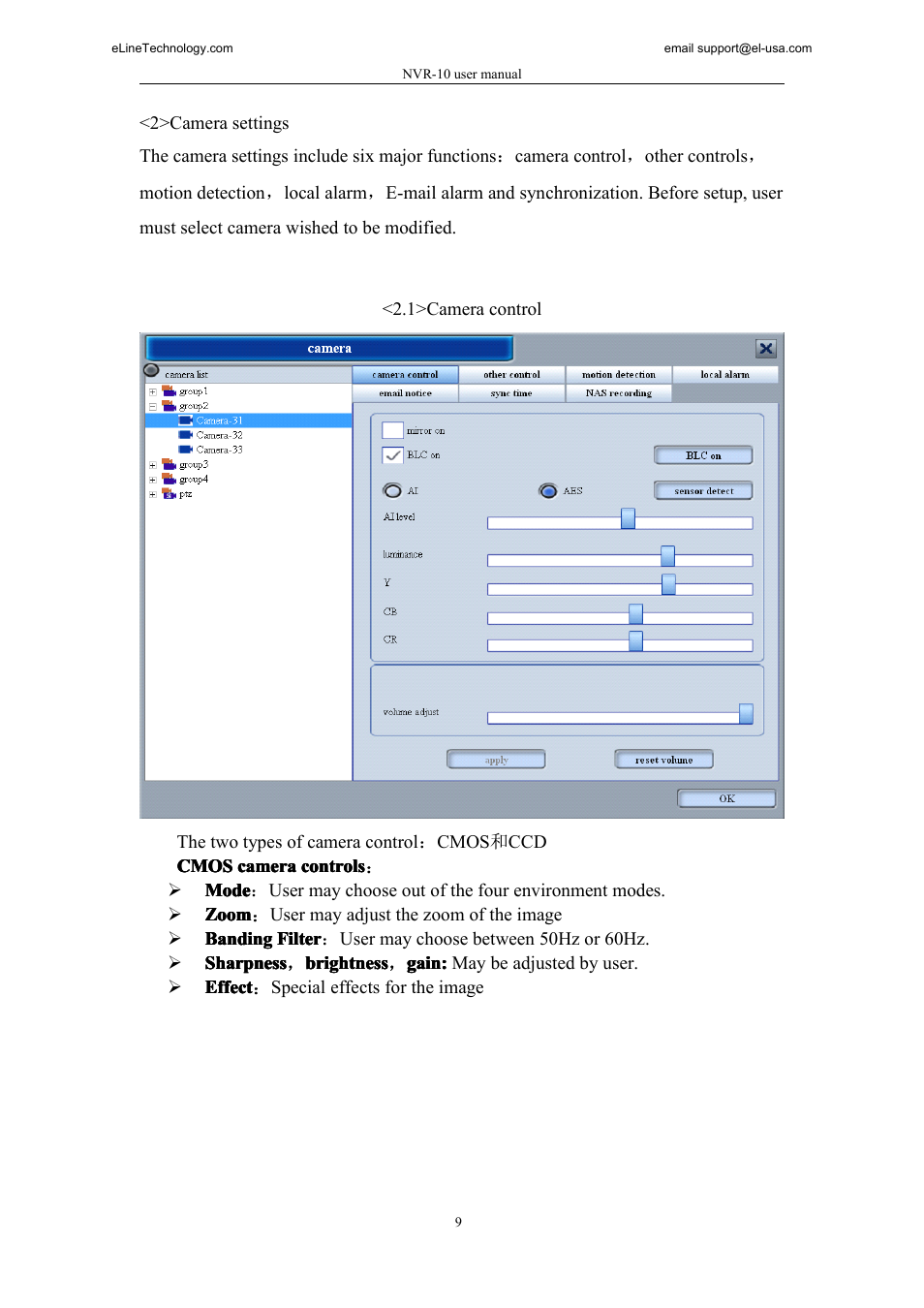 eLine Technology SNI-NVR User Manual | Page 10 / 45
