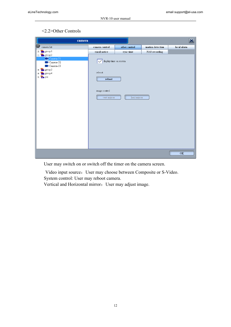 eLine Technology SNI-NVR User Manual | Page 13 / 45
