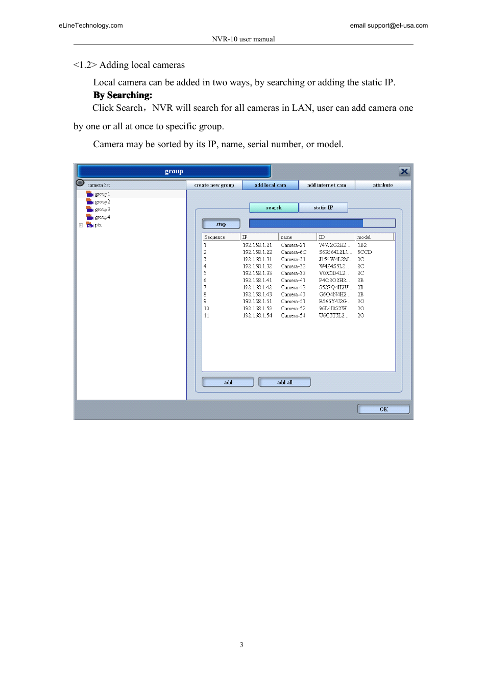 eLine Technology SNI-NVR User Manual | Page 4 / 45