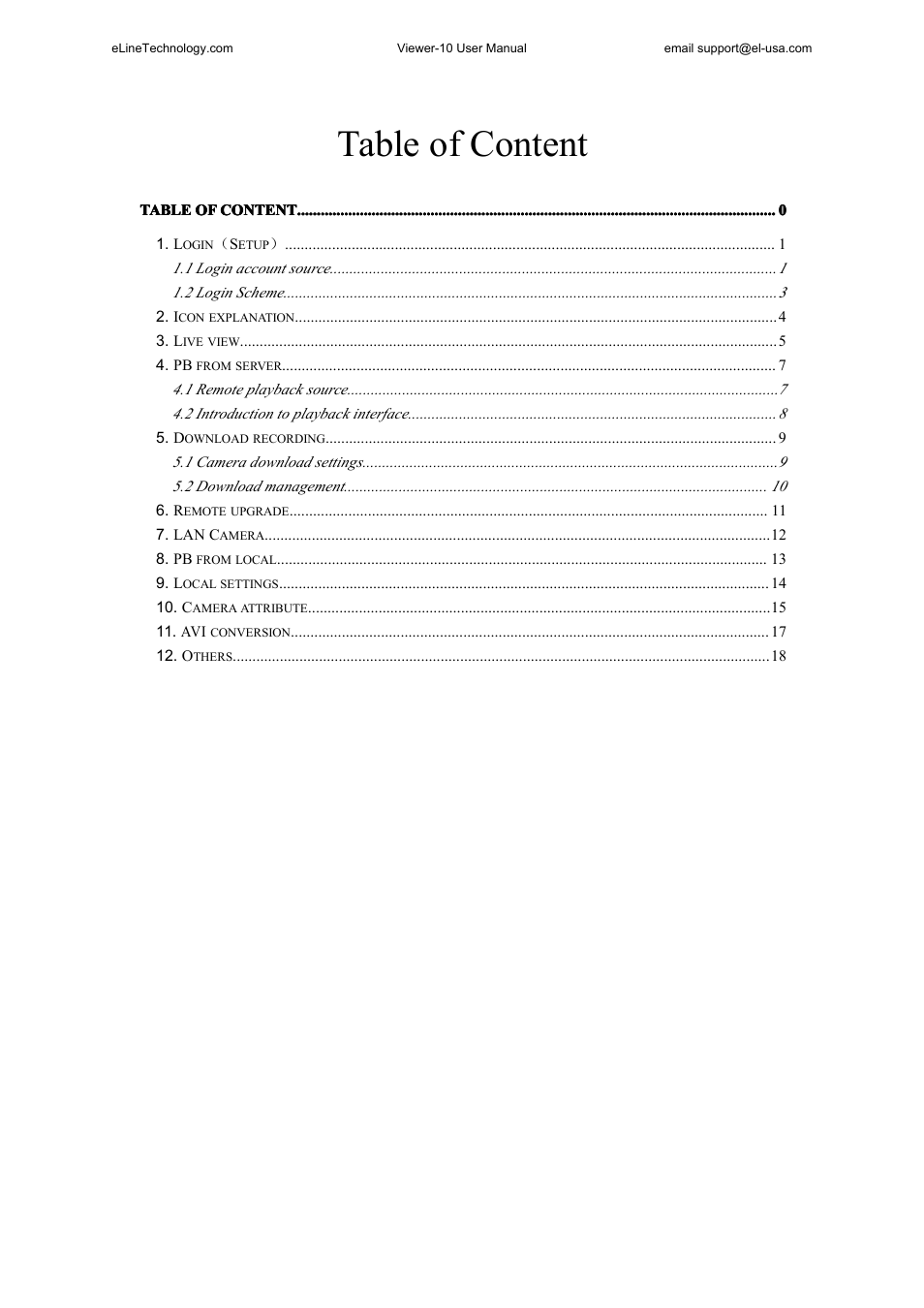 eLine Technology SNI-Viewer User Manual | 19 pages