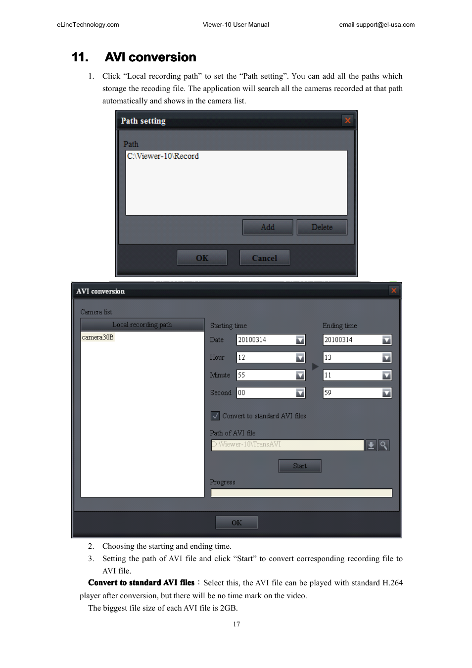 Others, Conversion | eLine Technology SNI-Viewer User Manual | Page 18 / 19