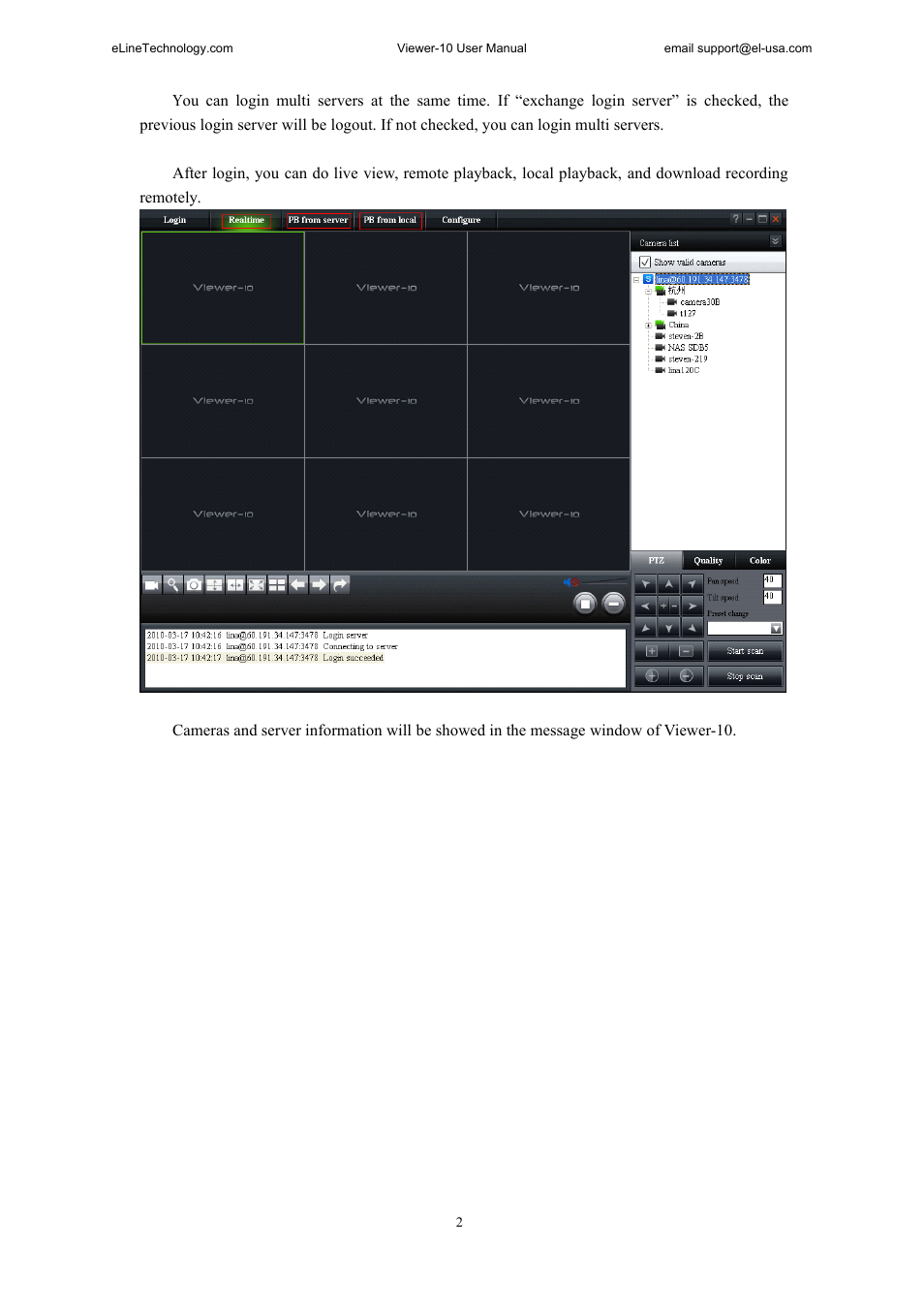 2loginscheme | eLine Technology SNI-Viewer User Manual | Page 3 / 19
